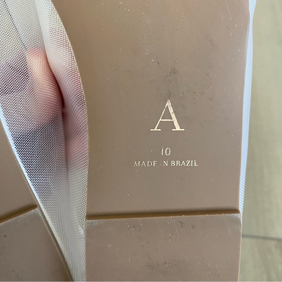 By Anthropologie Sheer Mesh Ballet Flats Cream Ivory Sz 10 Chic Balletcore - Picture 11 of 11